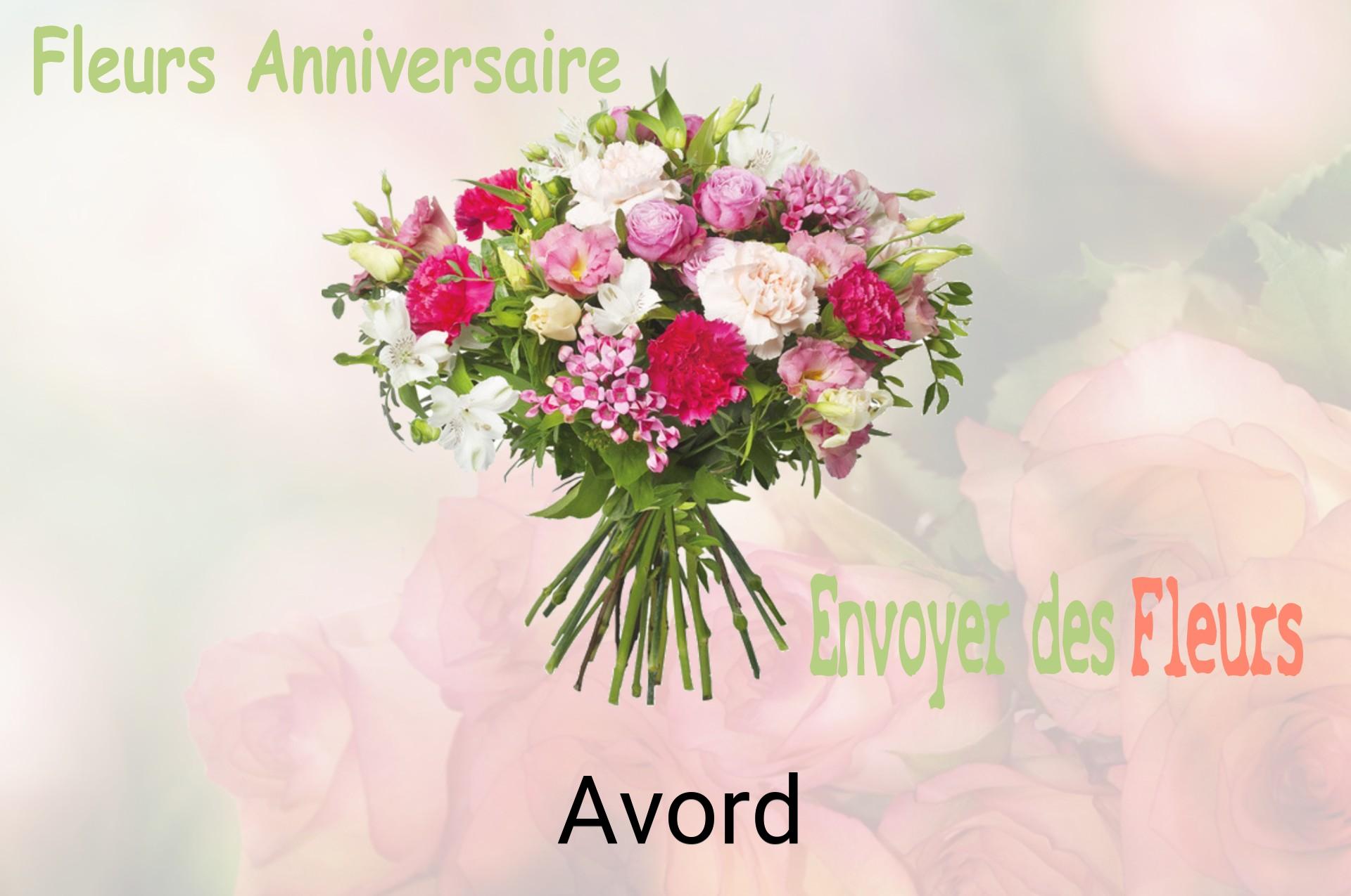 Bouquet de fleurs d’anniversaire livré à Avord