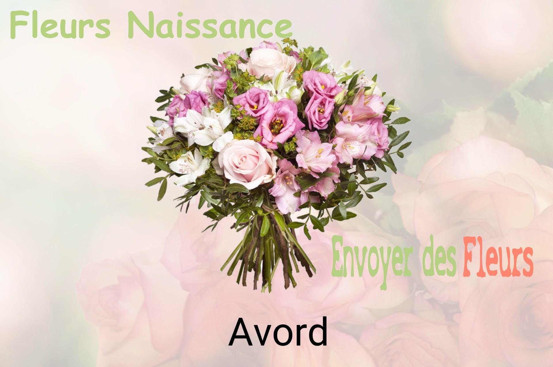Bouquet de fleurs de naissance livré à Avord